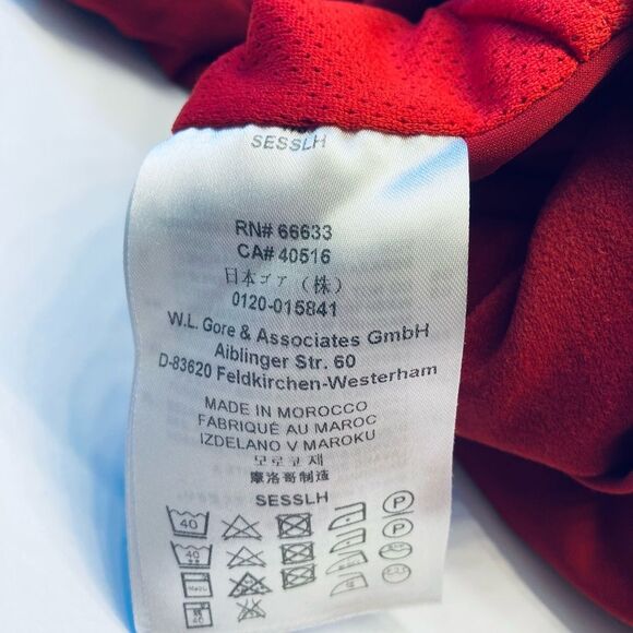 GORE Running‎ Wear Women's Quarter Zip Hoodie Jacket Large Red - Picture 8 of 8